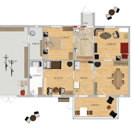 Casa vacanze Haeuschen Im Norden Oersberg